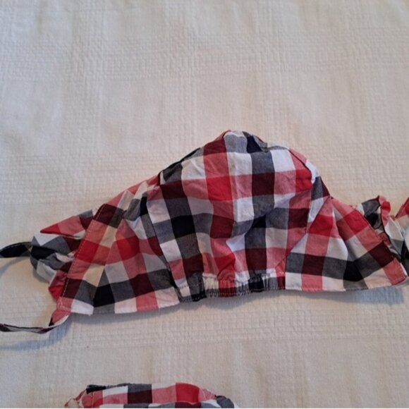 Tommy Bahama girls 18 months checked bubble romper and hat, EUC - Picture 6 of 6